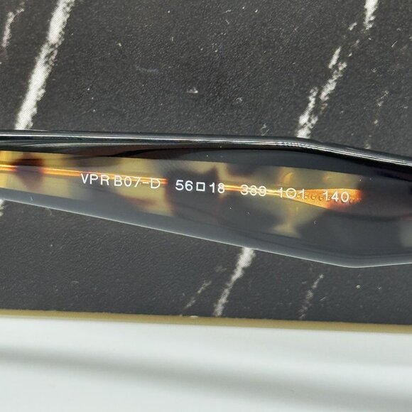 NEW PRADA PRB07VD 3891O1 WOMEN BLACK/HAVANA EYEGLASSES VPR B07D 3891O1 - Picture 8 of 9